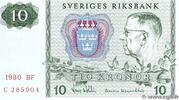 SWEDEN 10 Kronor SWEDEN 10 Kronor 1980 UNC -