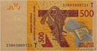 WEST AFRICAN STATES 500 Francs WEST AFRICAN STATES 500 Francs 2023 UNC -
