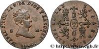 SPAIN - KINGDOM OF SPAIN - ISABELLA II 2 Maravedis SPAIN - KINGDOM OF SPAIN - ISABELLA II Ségovie 1845 (18,5mm, 2,32g, 12h) -
