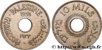 PALESTINE 10 Mils PALESTINE Londres 1935 (27mm, 6,48g, 12h) -