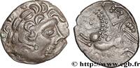 FRANCE Statère de billon au personnage allongé, stylisé GALLIA - AULERCI DIABLINTES (Area of Jublain) Mayenne (53) Ier siècle avant J.-C. (22mm, 4,57g, 11h) -