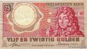 NETHERLANDS 25 Gulden NETHERLANDS 25 Gulden 1955 VF+ -