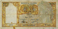 ALGERIA 1000 Francs ALGERIA 1000 Francs 1955 F -