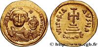 THE HERACLIUS DYNASTY (602-717) Solidus HERACLIUS and HERACLIUS CONSTANTINE Constantinople 626-629 (20,5mm, 4,45g, 6h) -