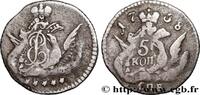 RUSSIA - ELIZABETH 5 Kopecks RUSSIA - ELIZABETH Saint-Petersbourg 1758 (14,36mm, 1,16g, 6h) -