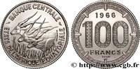 EQUATORIAL AFRICAN STATES Essai de 100 Francs antilopes EQUATORIAL AFRICAN STATES Paris 1966 (25mm, 11,95g, 6h) -