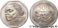 GABON Essai de 500 Francs femme africaine GABON Paris 1985 (30mm, 11g, 6h) -