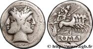 THE REPUBLIC (280 BC to 27 BC) Didrachme ROMAN REPUBLIC - ANONYMOUS Rome ou Italie c. 225-215 AC. (23,5mm, 6,34g, 6h) -