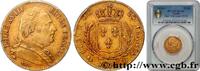 FRANCE 20 francs or Louis XVIII, buste habillé LOUIS XVIII Bayonne 1814 (21mm, 6,45g, 6h) -