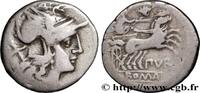 THE REPUBLIC (280 BC to 27 BC) Denier FURIA Rome c. 169-158 AC. (17,5mm, 3,49g, 1h) -