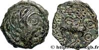 FRANCE Bronze YLLYCCI à l’oiseau, classe VI SENONES (Area of Sens) c. avant 52 AC. (17mm, 3,80g, 12h) -