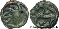 FRANCE Potin à la tête “d’indien”, de style fin - variant SENONES (Area of Sens) Ier siècle avant J.-C. (17,5mm, 3,08g, 9h) -