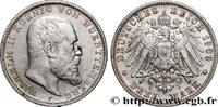GERMANY - KINGDOM OF WURTTEMBERG - WILLIAM II 3 Mark GERMANY - KINGDOM OF WURTTEMBERG - WILLIAM II Stuttgart 1909 (33mm, 16,64g, 12h) -