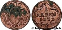 SWITZERLAND - CONFEDERATION OF HELVETIA - CANTON O 1 Rappen SWITZERLAND - CONFEDERATION OF HELVETIA - CANTON OF SCHWYZ 1812 (17,43mm, 1,27g, h) -