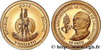VANUATU 10 Vatu Proof Pierre de Coubertin VANUATU 2013 (11mm, 0,50g, 12h) -
