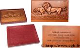 FRANCE Plaquette animalière - les lions ANIMAUX (1931)/1974 (47mm, 147,87g, 12h) -