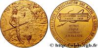 FRANCE Médaille, Société centrale canine SOCIÉTÉ CANINE - CHIENS ET CONCOURS 75- Paris 1925 (45mm, 35,35g, 12h) -
