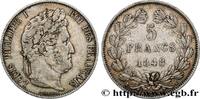 FRANCE 5 francs, IIIe type Domard LOUIS-PHILIPPE I Bordeaux 1848 (37,2mm, 24,86g, 6h) -