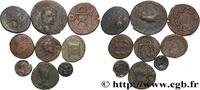 Lot de neuf monnaies LOTS (mm, g, h) -