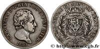 ITALY - KINGDOM OF SARDINIA - CHARLES-FELIX 5 Lire ITALY - KINGDOM OF SARDINIA - CHARLES-FELIX Gênes 1830 (37mm, 24,63g, 6h) -