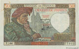 FRANCE 50 Francs JACQUES CŒUR FRANCE 50 Francs JACQUES CŒUR 1942 XF -