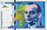 FRANCE 50 Francs SAINT-EXUPÉRY modifié FRANCE 50 Francs SAINT-EXUPÉRY modifié 1994 UNC- -