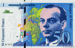 FRANCE 50 Francs SAINT-EXUPÉRY Sans mouton Fauté FRANCE 50 Francs SAINT-EXUPÉRY Sans mouton Fauté 1992 UNC- -