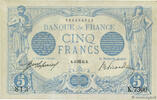 FRANCE 5 Francs BLEU FRANCE 5 Francs BLEU 1915 XF -