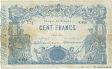 FRANCE 100 Francs type 1862 - Bleu à indices Noirs FRANCE 100 Francs type 1862 - Bleu à indices Noirs 1875 F -