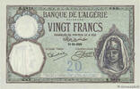 ALGERIA 20 Francs ALGERIA 20 Francs 1928 UNC- -