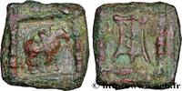 Hellenistic 2 (188 BC to 30 BC) Chalque BACTRIA - BACTRIAN KINGDOM - APOLLODOTUS II Punjab c. 85-65. AC. (14mm, 1,78g, 6h) -