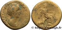 THE ANTONINES (96 AD to 192 AD) Sesterce FAUSTINA MAJOR Rome 141 (32mm, 24,35g, 12h) -