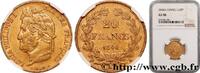 FRANCE 20 francs Louis-Philippe, Domard LOUIS-PHILIPPE I Paris 1844 (21mm, 6,45g, 6h) -