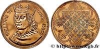 FRANCE Médaille, Philippe VI COLLECTION ROIS & REINES DE FRANCE 1990 (38mm, 19,50g, 12h) -