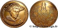 FRANCE Médaille, Charles VII COLLECTION ROIS & REINES DE FRANCE 1988 (38mm, 20,15g, 12h) -