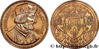 FRANCE Médaille, Charles VIII COLLECTION ROIS & REINES DE FRANCE 1990 (38mm, 19,74g, 12h) -