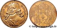 FRANCE Médaille, Louis XIII COLLECTION ROIS & REINES DE FRANCE 1990 (38mm, 20,19g, 12h) -