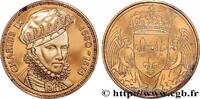 FRANCE Médaille, Charles IX COLLECTION ROIS & REINES DE FRANCE 1990 (38mm, 20,19g, 12h) -