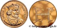 FRANCE Médaille, Louis VI COLLECTION ROIS & REINES DE FRANCE 1988 (38mm, 19,34g, 12h) -