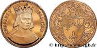 FRANCE Médaille, Charles V COLLECTION ROIS & REINES DE FRANCE 1988 (38mm, 19,94g, 12h) -