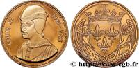 FRANCE Médaille, Louis XI COLLECTION ROIS & REINES DE FRANCE 1988 (38mm, 19,64g, 12h) -