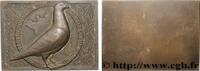 FRANCE Plaque, Société colombophiles ANIMAUX n.d. (59,50mm, 59,2g, 12h) -
