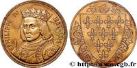 FRANCE Médaille, Philippe IV COLLECTION ROIS & REINES DE FRANCE 1989 (38mm, 19,46g, 12h) -