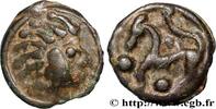 FRANCE Potin à la tête “d’indien” SENONES (Area of Sens) Sens (89) c. avant 52 AC. (18mm, 3,82g, 3h) -