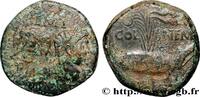 THE JULIO-CLAUDIANS (27 BC to 69 AD) Dupondius COL NEM (as) NEMAUSUS - NIMES - AUGUSTUS and AGRIPPA Nîmes (30) c. 10-14 AD. (26,5mm, 12,94g, 11h) -