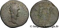 THE FLAVIANS (69 AD to 96 AD) Sesterce DOMITIANUS Rome 85 (34,5mm, 24,08g, 5h) -