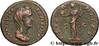 THE ANTONINES (96 AD to 192 AD) Dupondius FAUSTINA MAJOR Rome 142 (26,5mm, 11,22g, 7h) -