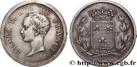 FRANCE 1/2 franc, buste juvénile HENRY V COUNT OF CHAMBORD 1833 (18mm, 2,25g, 6h) -