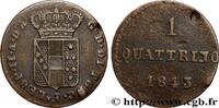 ITALY - TUSCANY 1 Quattrino Grand Duché de Toscane ITALY - TUSCANY Florence 1843 (16mm, 0,99g, 6h) -