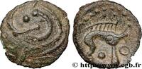 FRANCE Bronze “au clown” et au sanglier GALLIA - AULERCI EBUROVICES (Area of Évreux) Évreux (27) c.60-50 AC. (14,5mm, 1,04g, 2h) XF